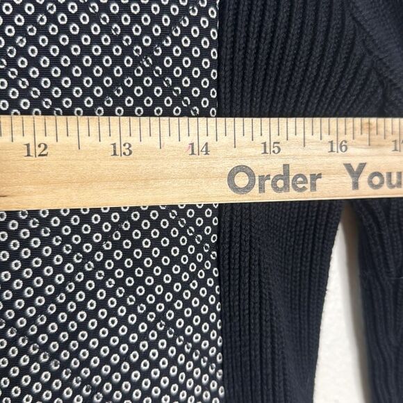 J.McLaughlin Quilted Knit wool silk cotton Jacket size small spring cute - Picture 6 of 9